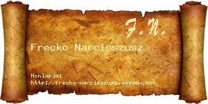 Frecko Narcisszusz névjegykártya